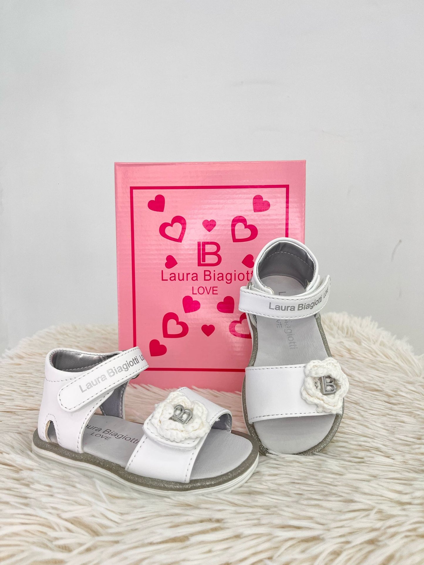 9640 LAURA BIAGIOTTI sandalo bianco