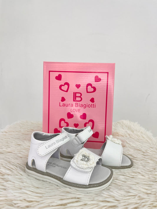 9640 LAURA BIAGIOTTI sandalo bianco
