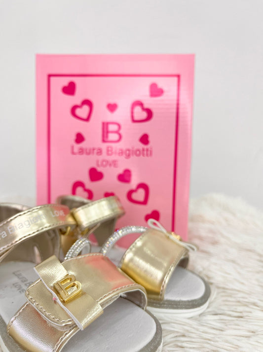 9641 LAURA BIAGIOTTI sandalo oro