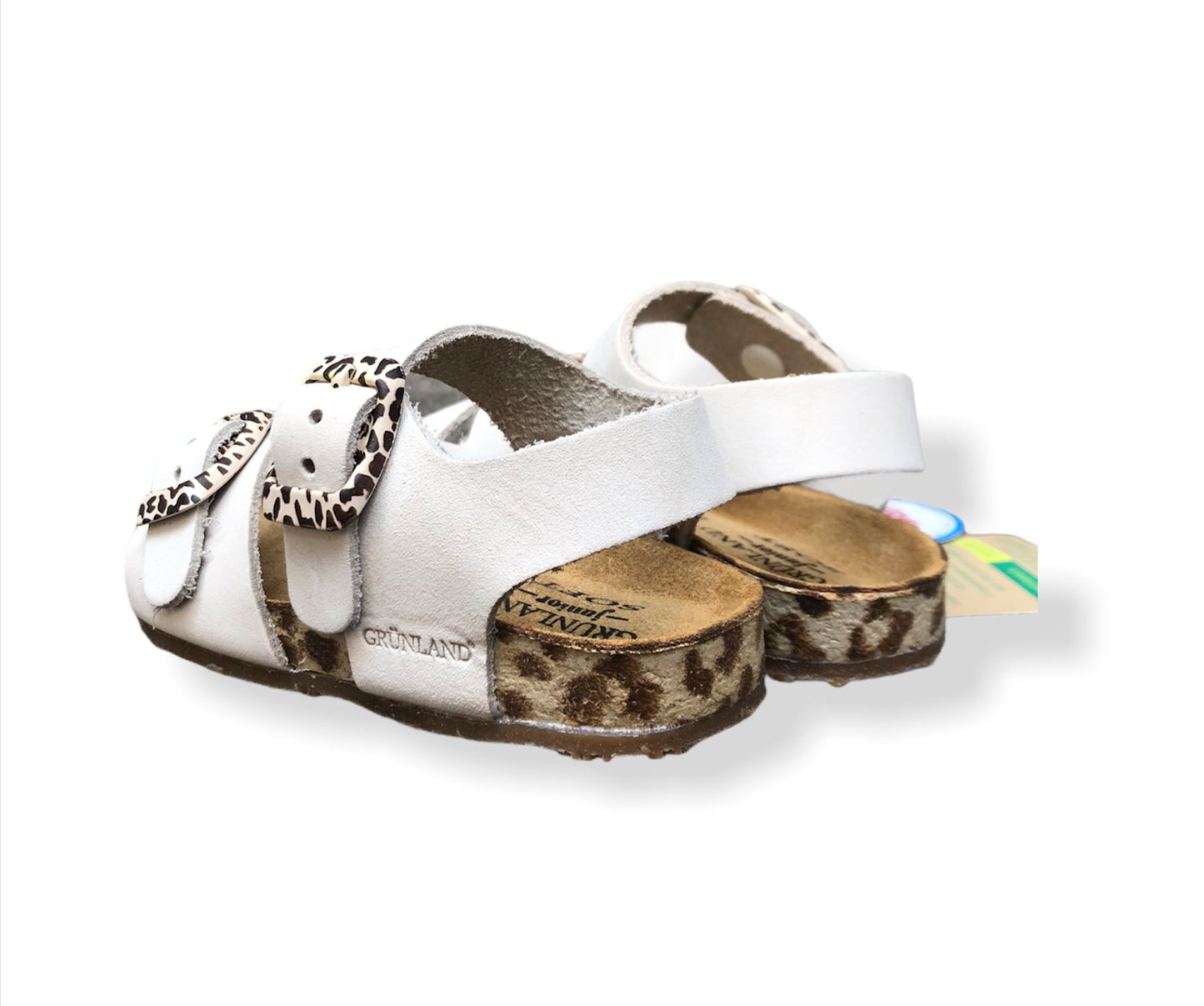 SANDALI BABY sb1648 GRUNLAND LEOPARDO