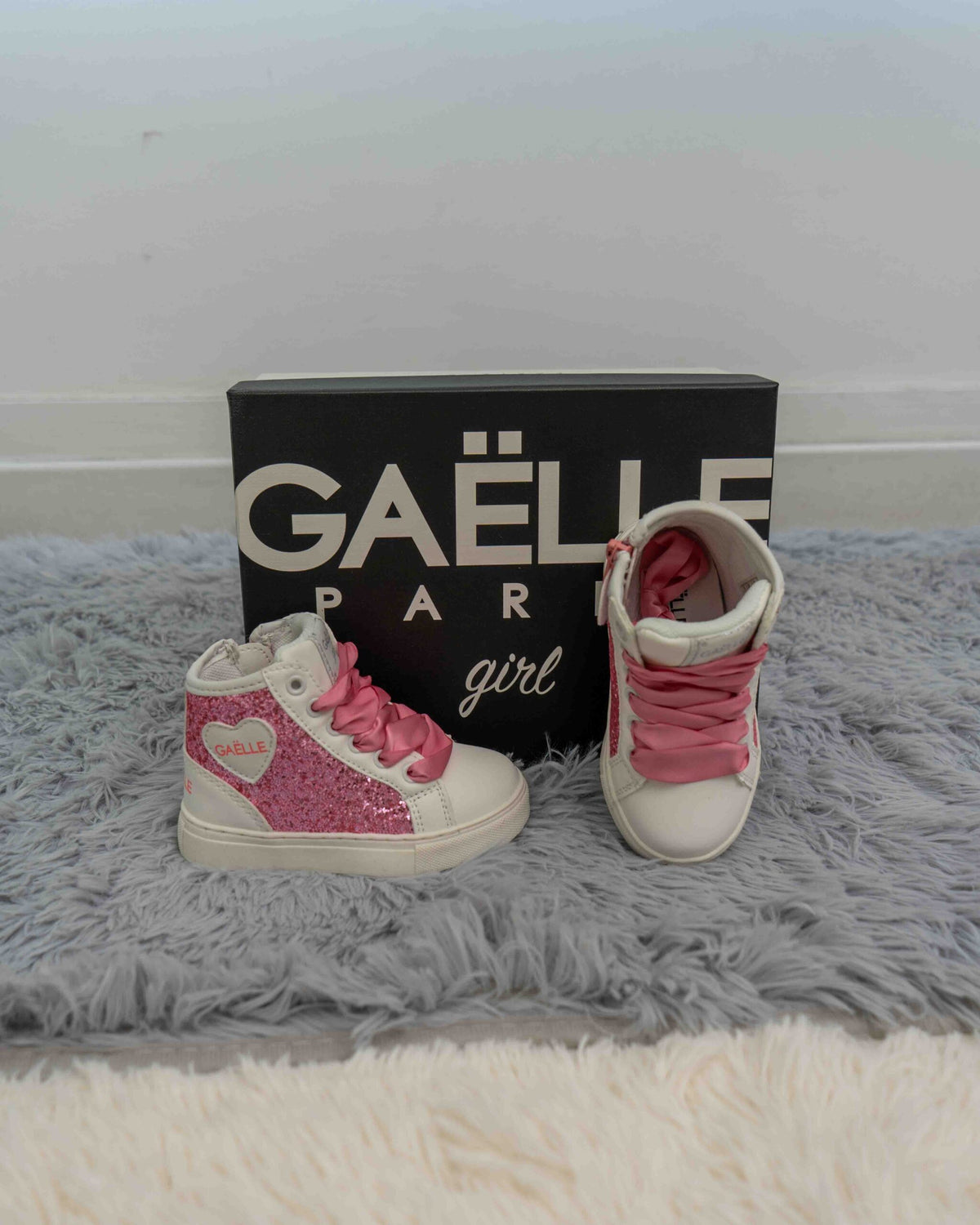 GS0068S GAELLE glitter rosa-bianco