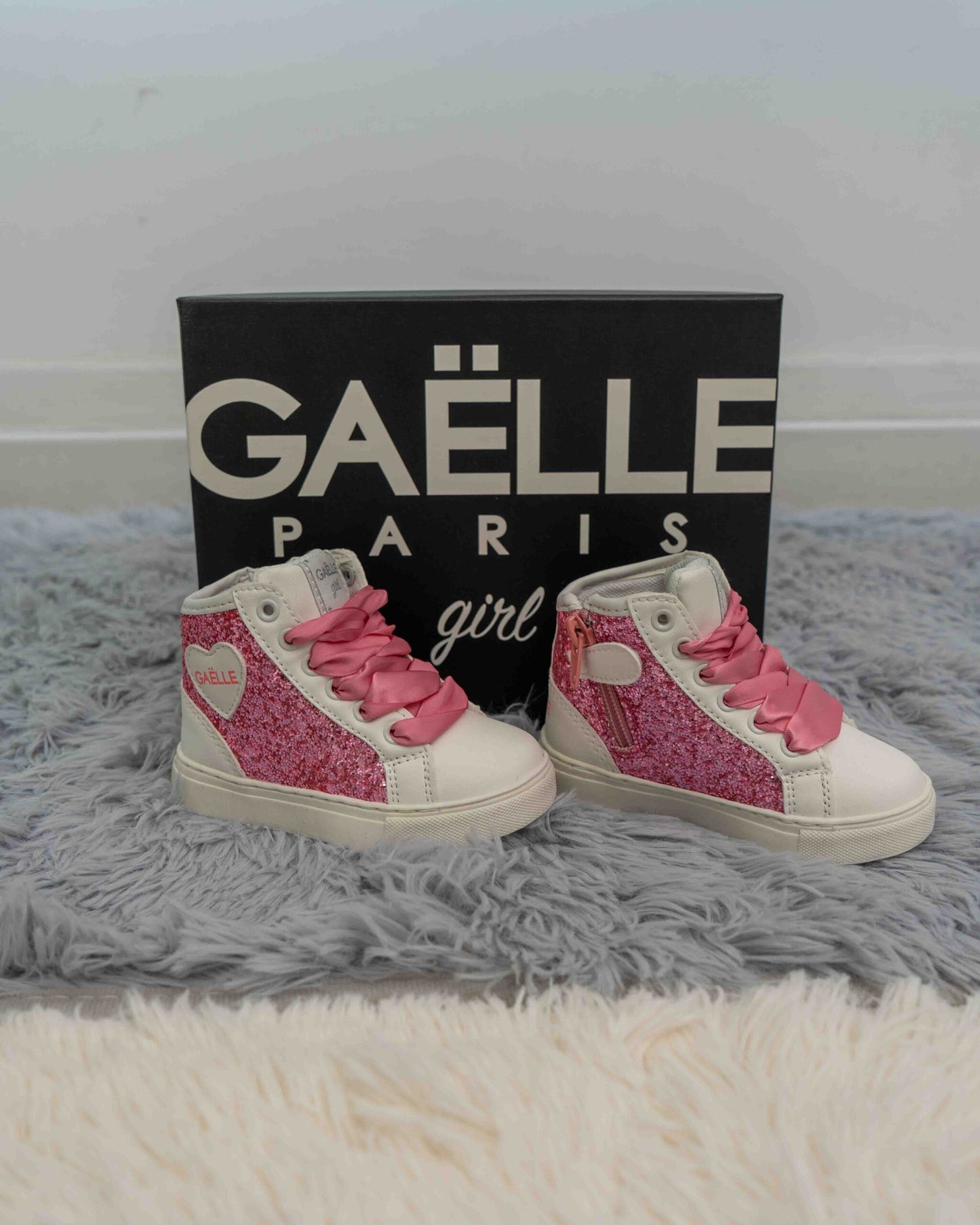 GS0068S GAELLE glitter rosa-bianco