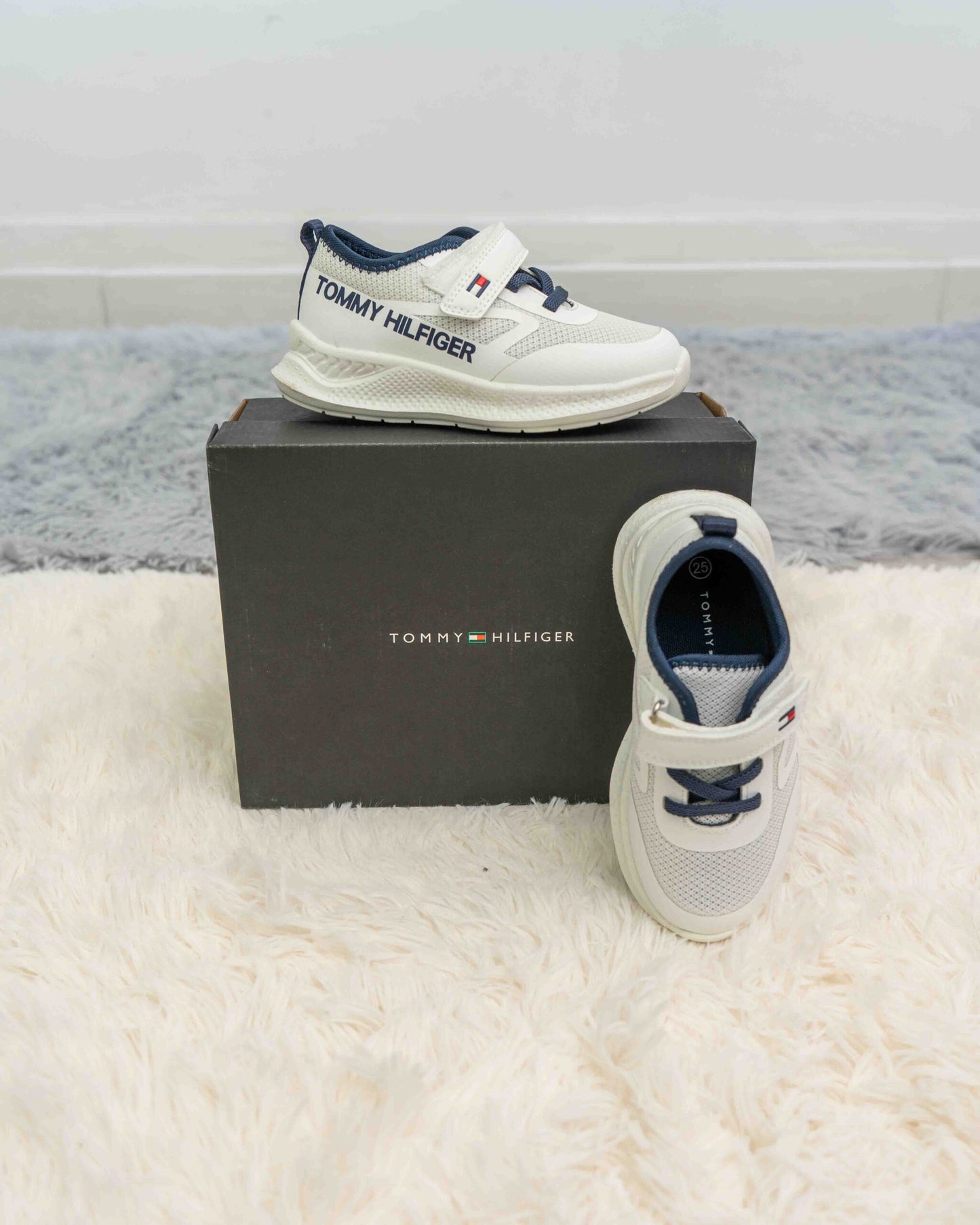 33868 TOMMY HILFIGER sneakers bianca/blu