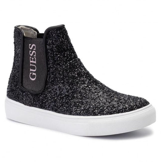 GUESS  STIVALETTO PAILLETTES FEMMINILE NERO
