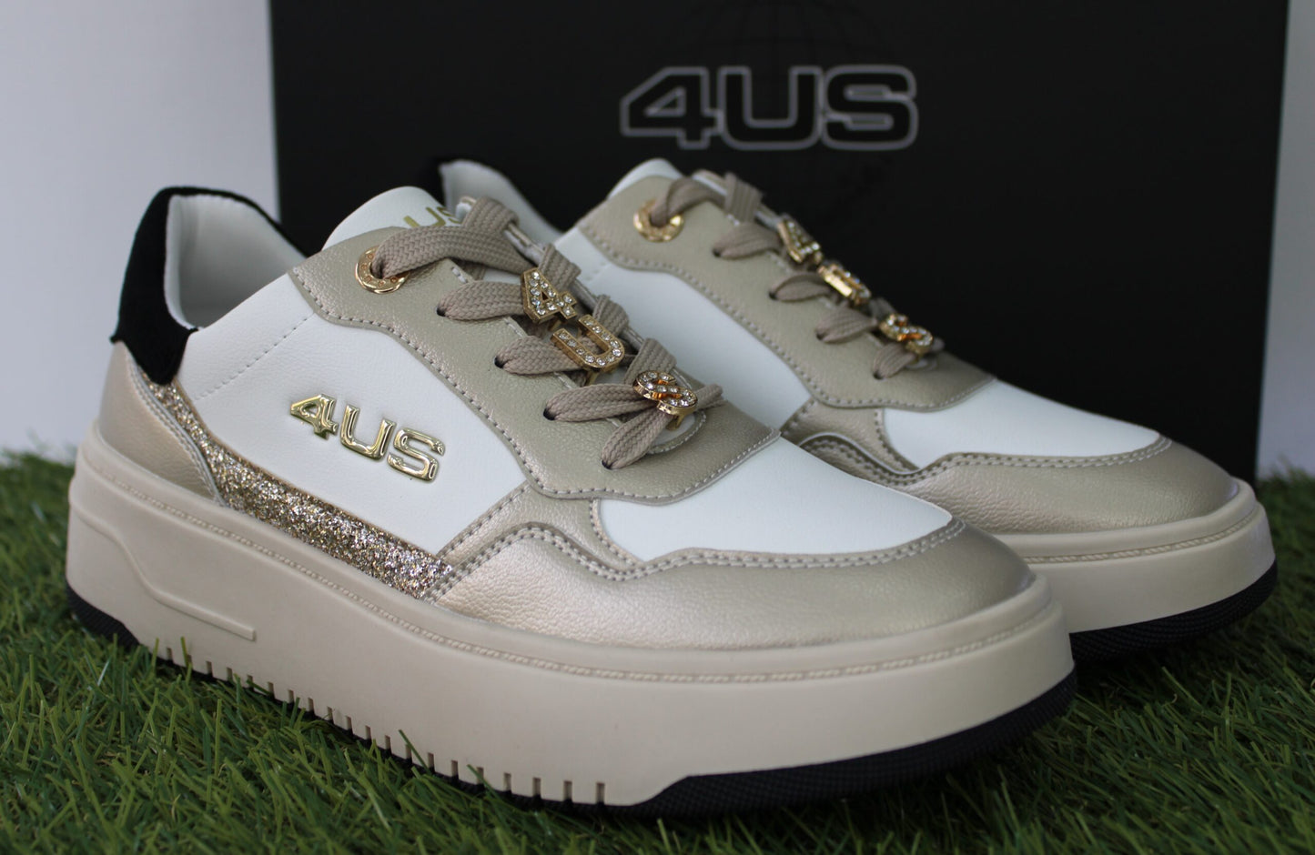 4BX104 PACIOTTI sneakers gold