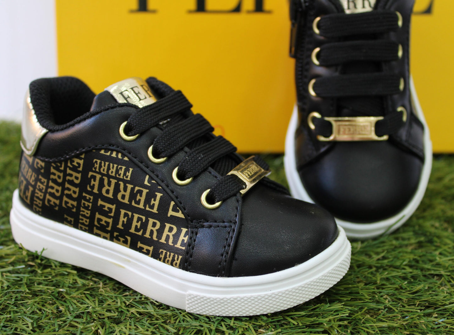 FB-350 FERRE sneakers nera/oro