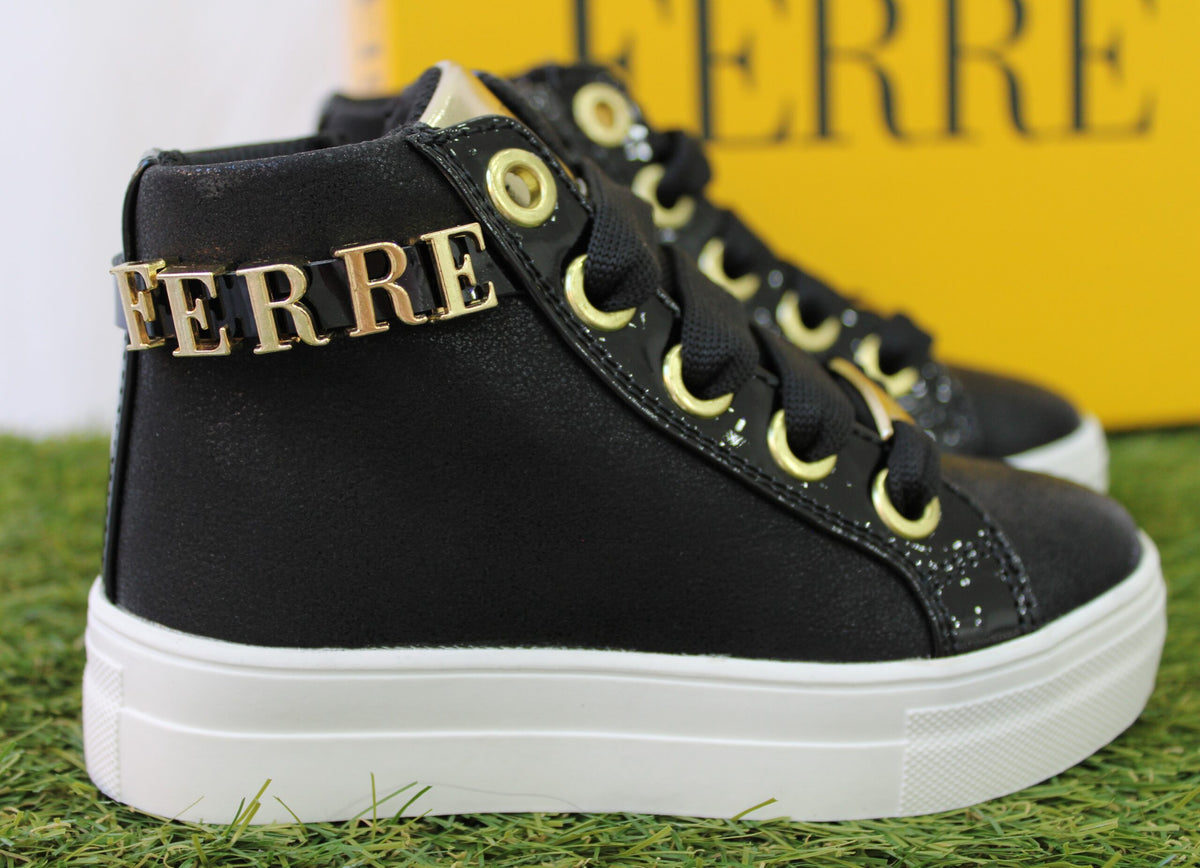 FB-201 FERRE sneakers alta nera