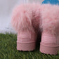 MU25308 MELANIA pelliccia rosa