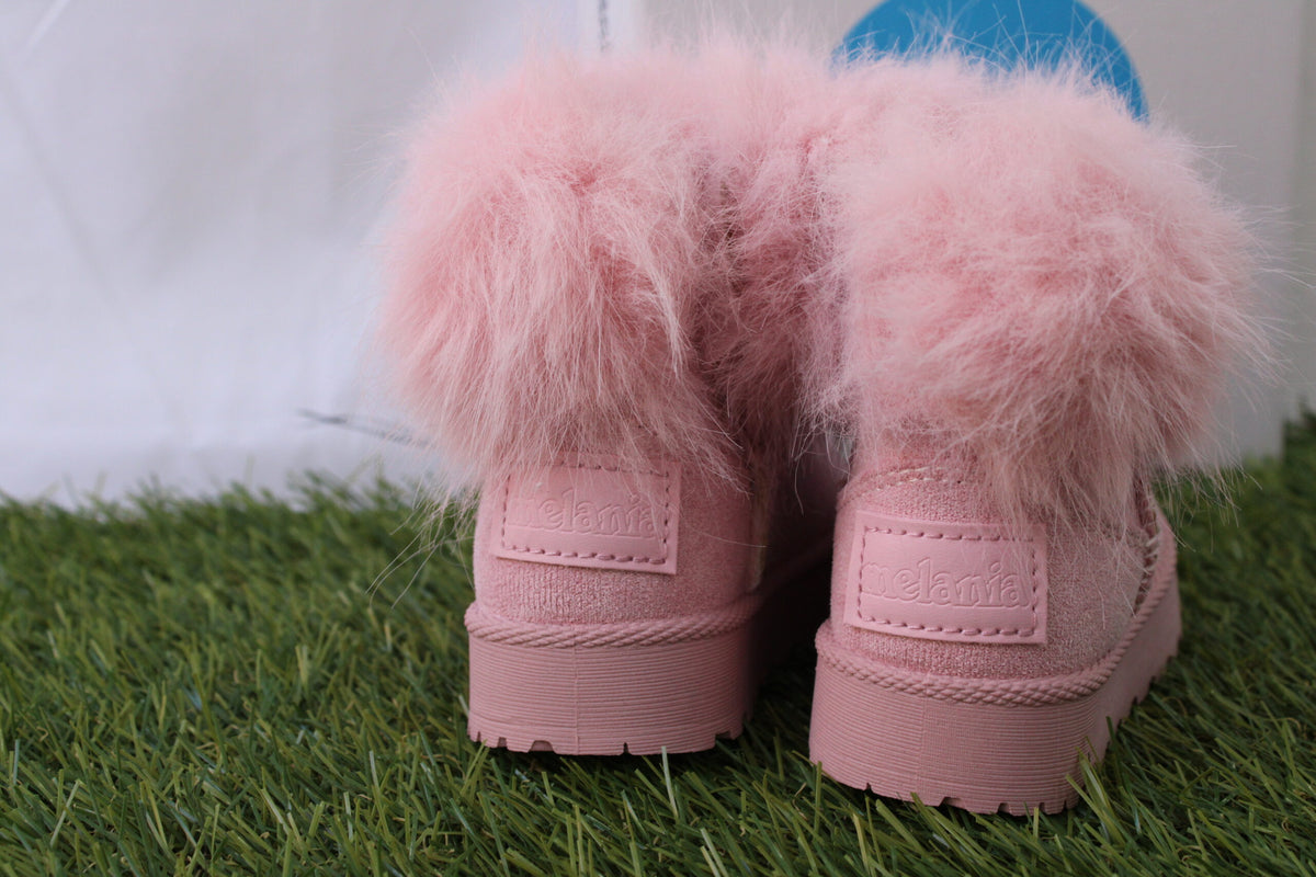 MU25308 MELANIA pelliccia rosa