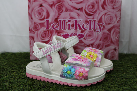 LKCD4890 ELOISE LELLI KELLY sandalo bianco/fantasia