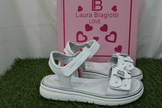 9931 LAURA BIAGIOTTI sandalo bianco