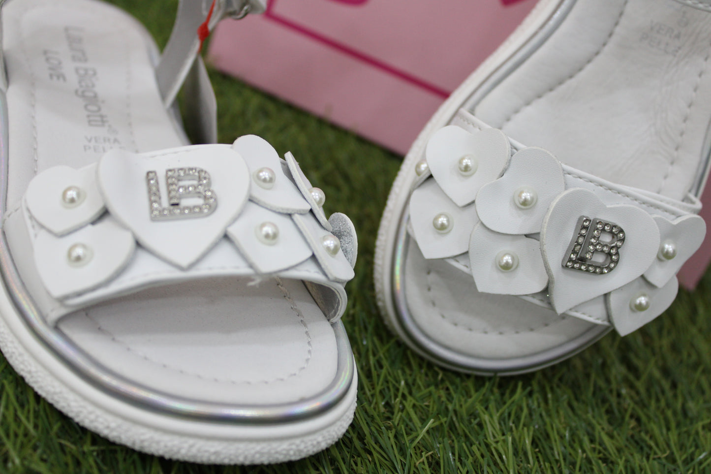 9931 LAURA BIAGIOTTI sandalo bianco