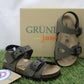 SB0634 GRUNLAND sandalo oliva