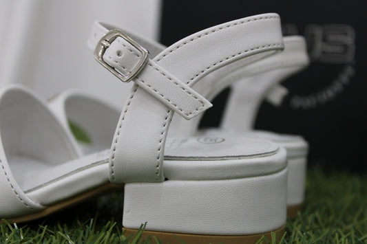 U26054 PACIOTTI sandalo tacco bianco