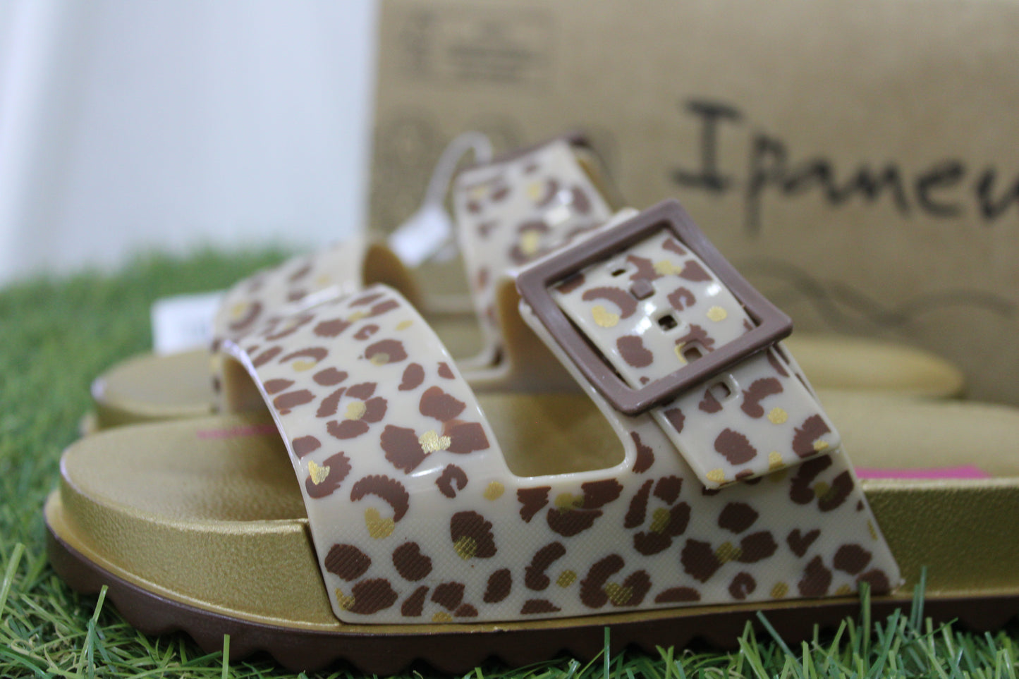 IP83807B ciabatta leopardata oro