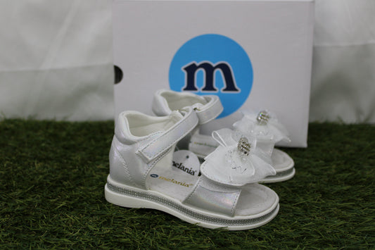 MS6052 MELANIA sandalo cerimonia argento