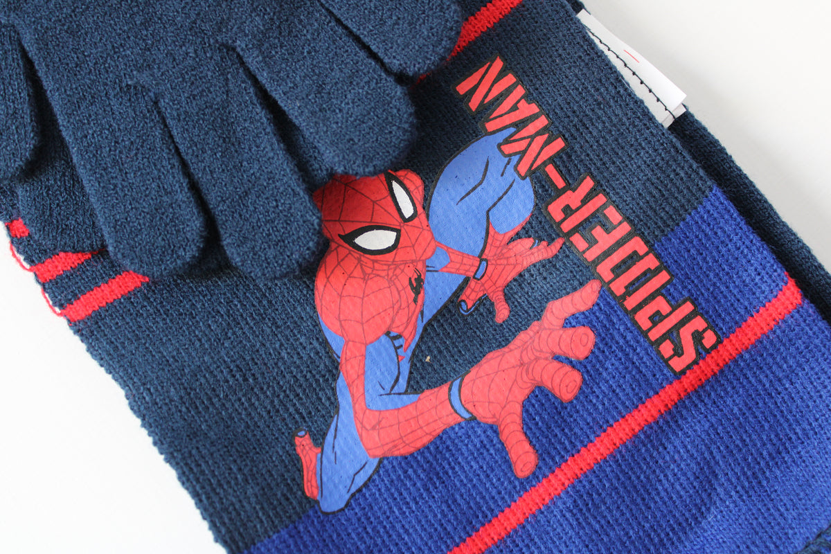 DM08248 DISNEY kit cappello+sciarpa+guanti spiderman