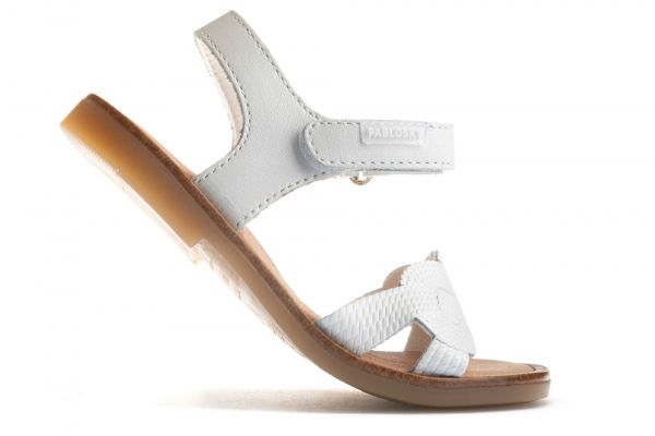 419408 PABLOSKY sandalo bianco intreccio