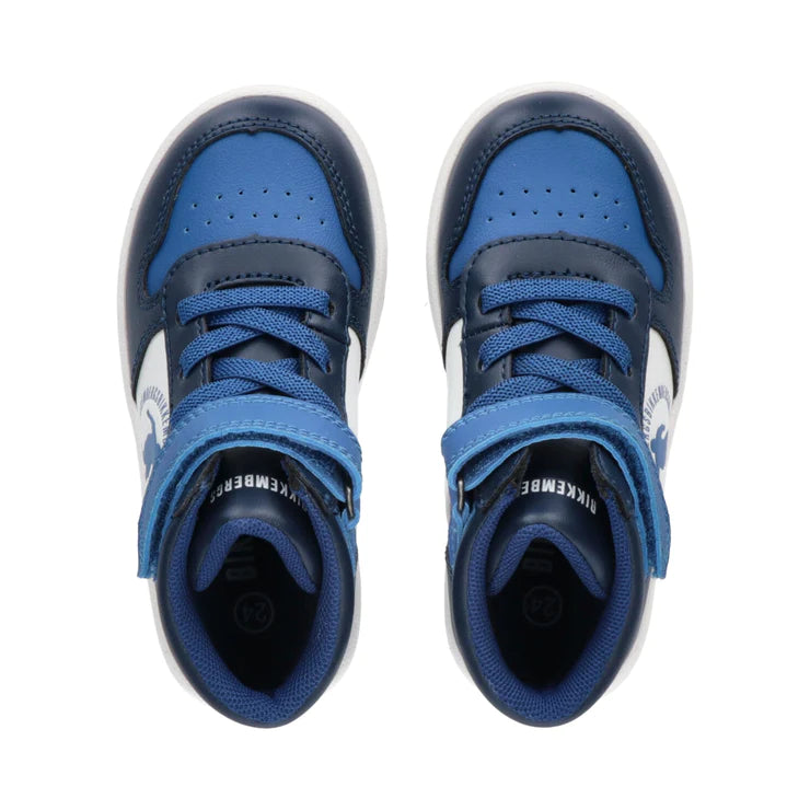 21190 BIKKEMBERGS sneakers alta blu  baby