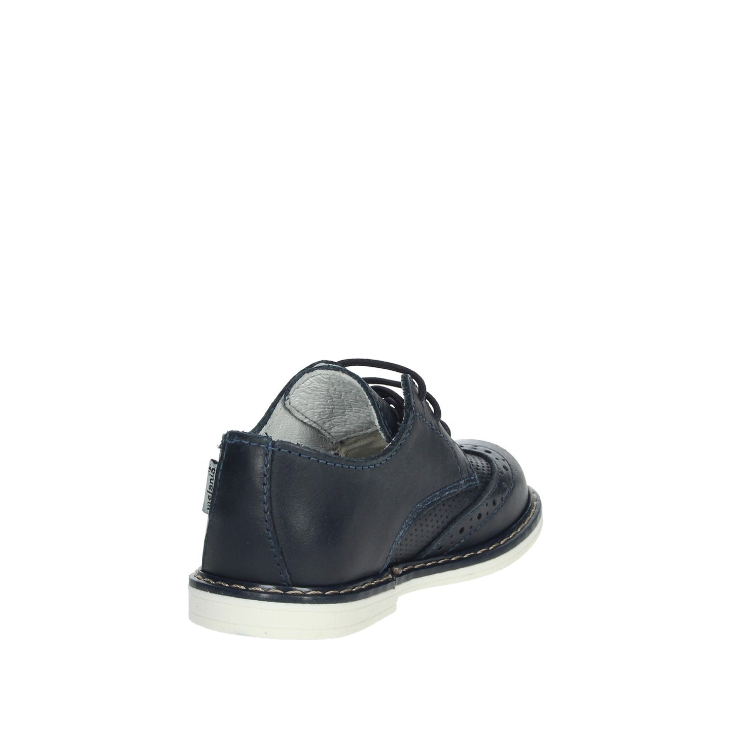 MELANIA FRANCESINA CON LACCI PELLE MASCHILE BLU