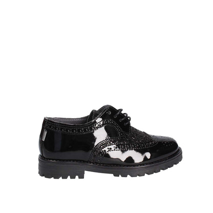 MELANIA FRANCESINA BASSA LACCI MASCHILE NERO GLITTER