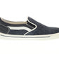 NERO GIARDINI SLIP ON BLU EFFETTO JEANS P734130M