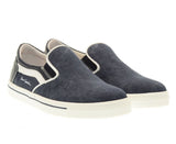 NERO GIARDINI SLIP ON BLU EFFETTO JEANS P734130M
