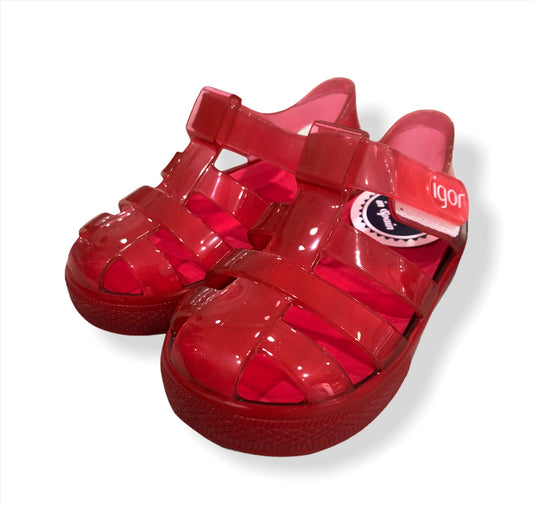 SANDALI MARE ROSSO RAGNETTO IGOR S10245