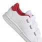 H06212 ADIDAS advantage bianco/rosso