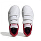 H06212 ADIDAS advantage bianco/rosso