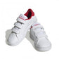 H06212 ADIDAS advantage bianco/rosso