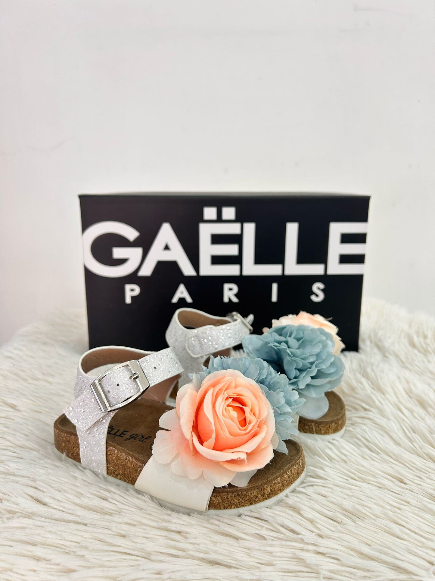 GT0027S GAELLE sandalo birk bianco