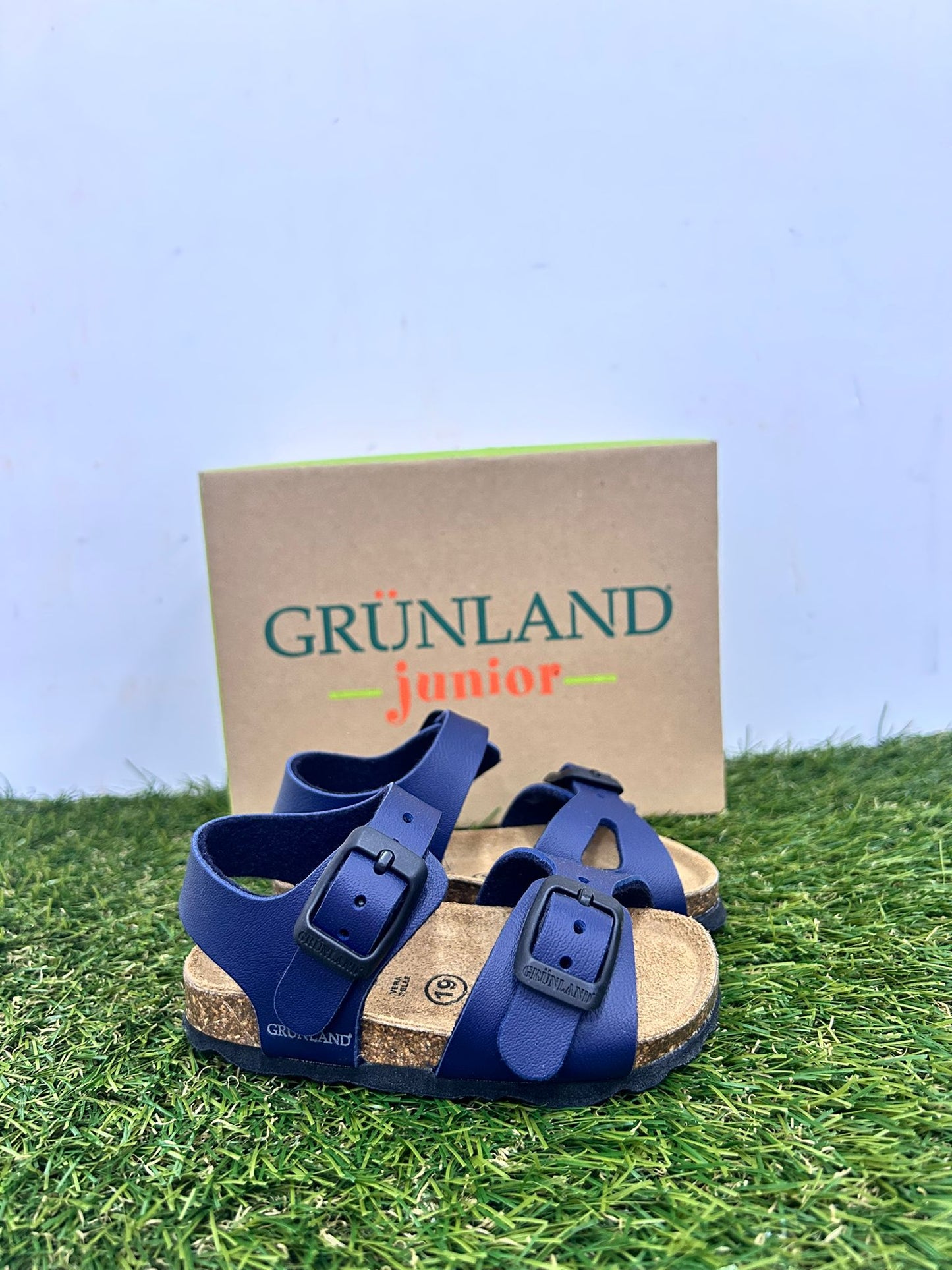 SB0635 GRUNLAND sandalo blu