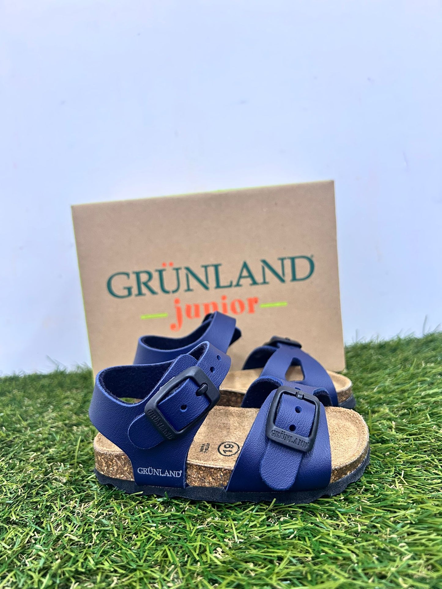 SB0027 GRUNLAND sandalo blu