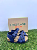 SB0027 GRUNLAND sandalo blu