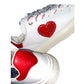 JA15384G0GIA110B LOVE MOSCHINO bianco/rosso