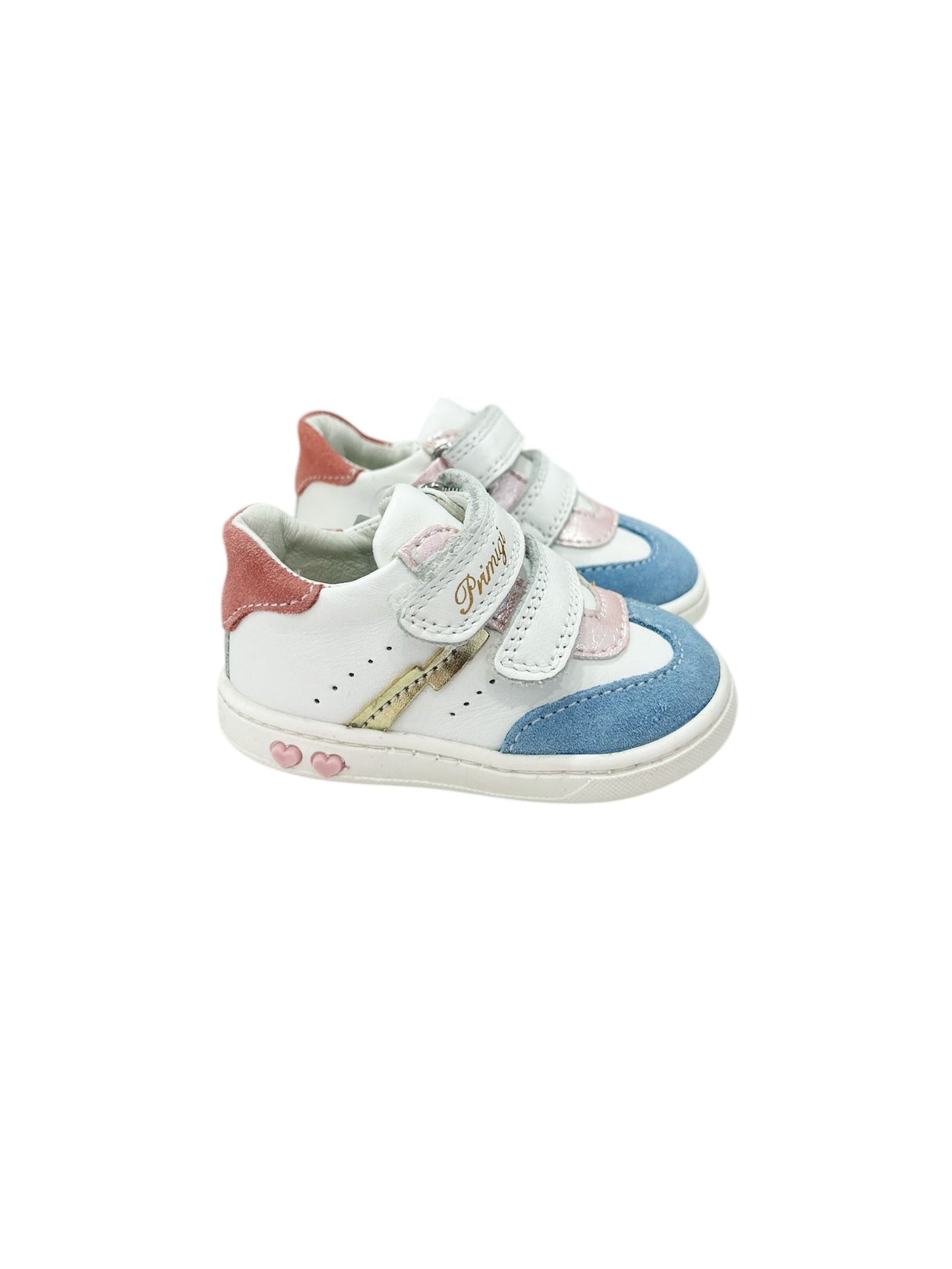 7903422 PRIMIGI sneakers bianca e ceruleo