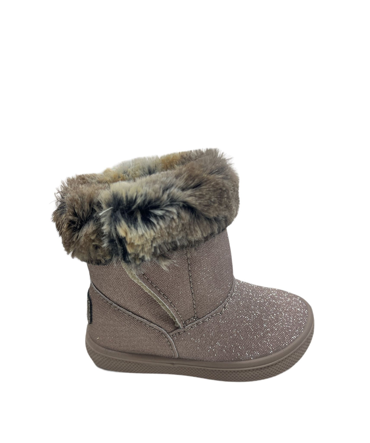 4850644 PRIMIGI stivale rosa glitterato con pelliccia