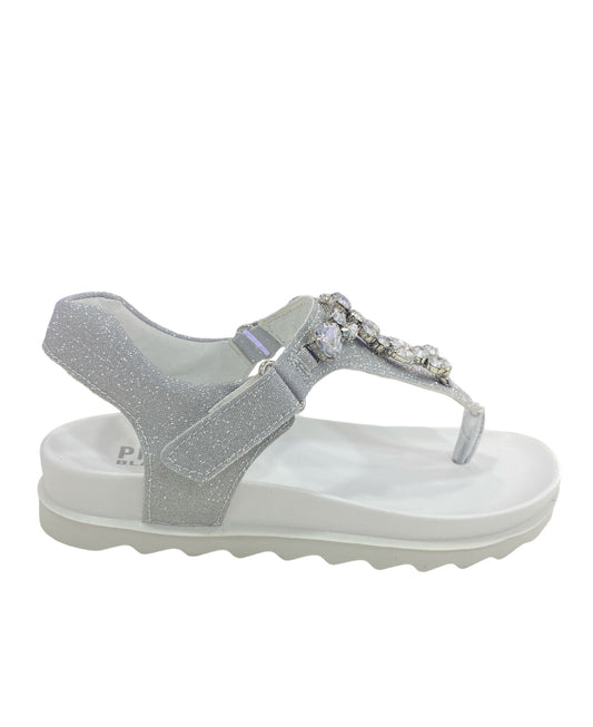 3892111 primigi infradito lurex argento