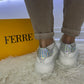 FB-071 FERRE  WHITE/SILVER DONNA