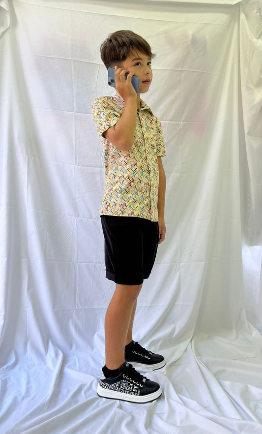 FB-212 FERRE sneakers bassa nera