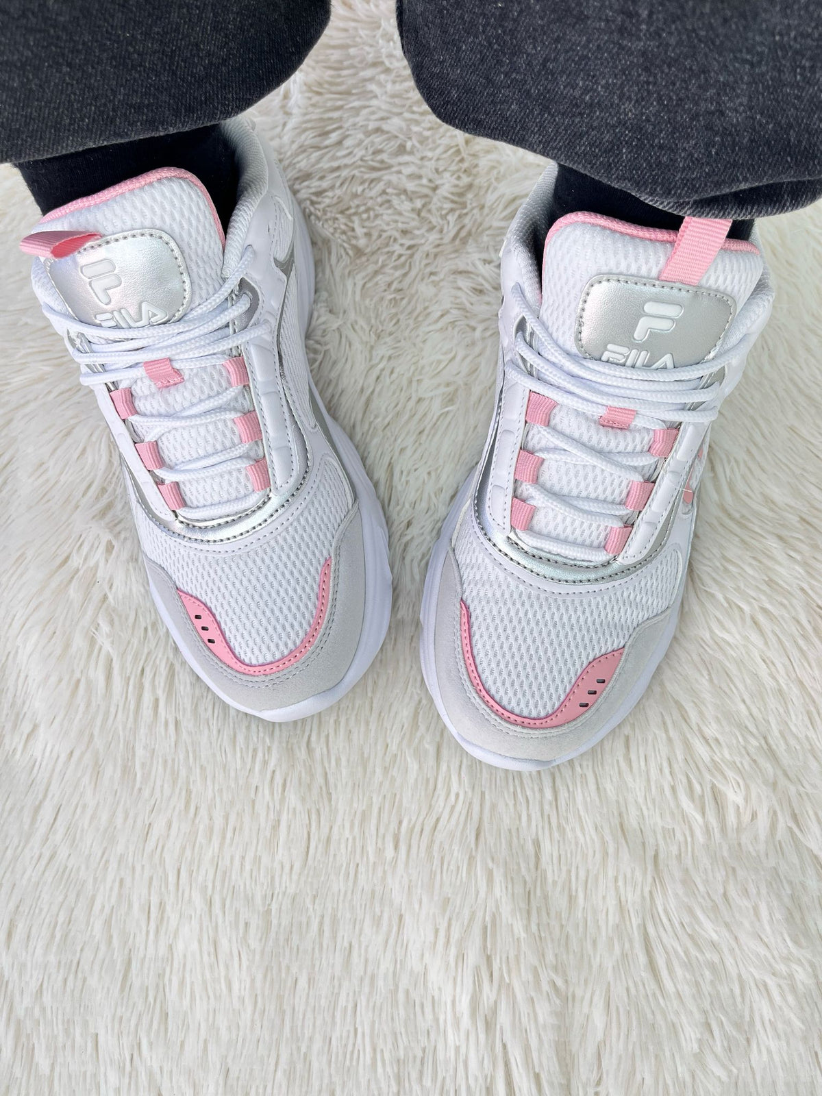 FFK0248/FFT0136  FILA sneakers bianca/rosa