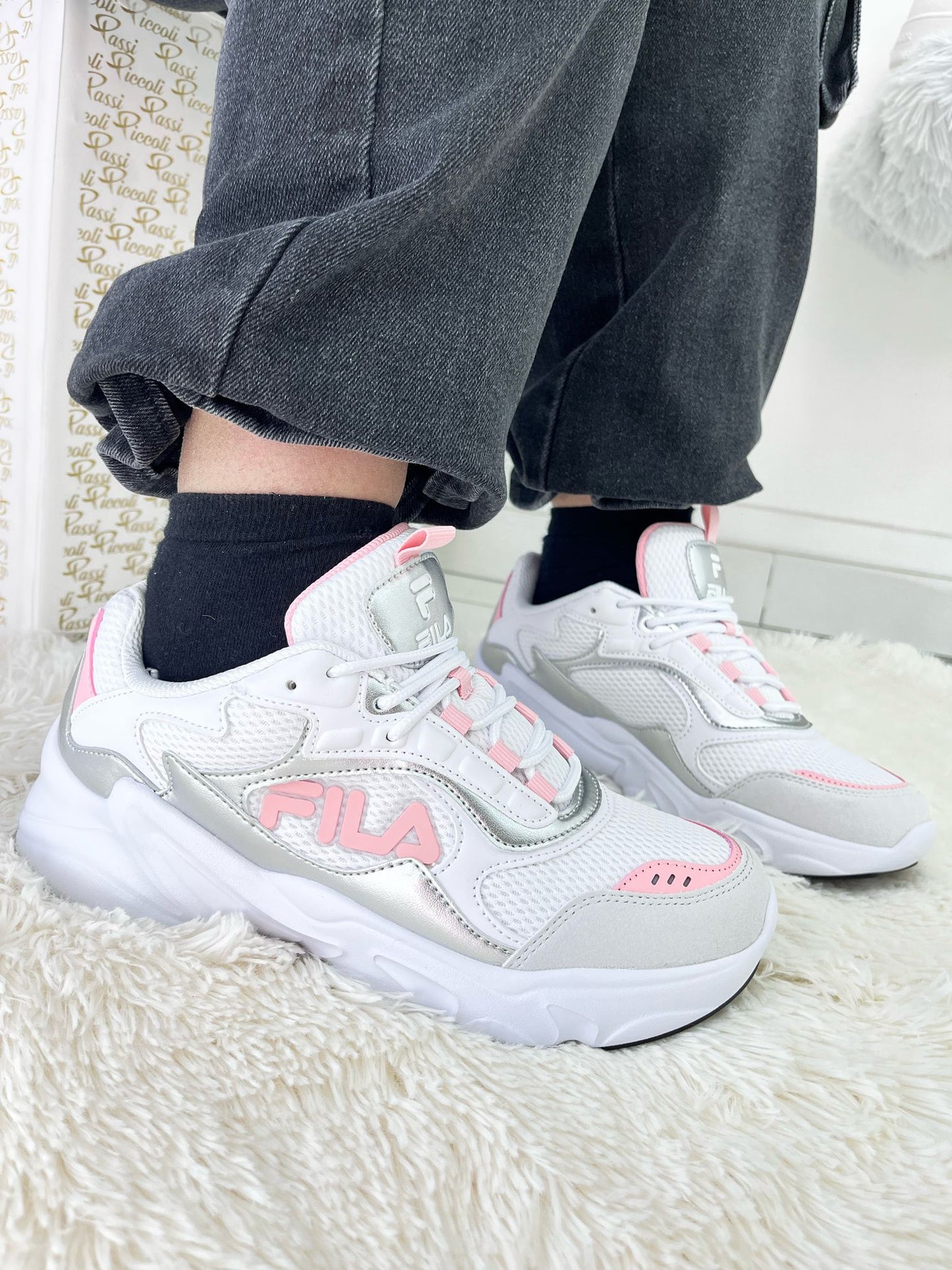 FFK0248/FFT0136  FILA sneakers bianca/rosa