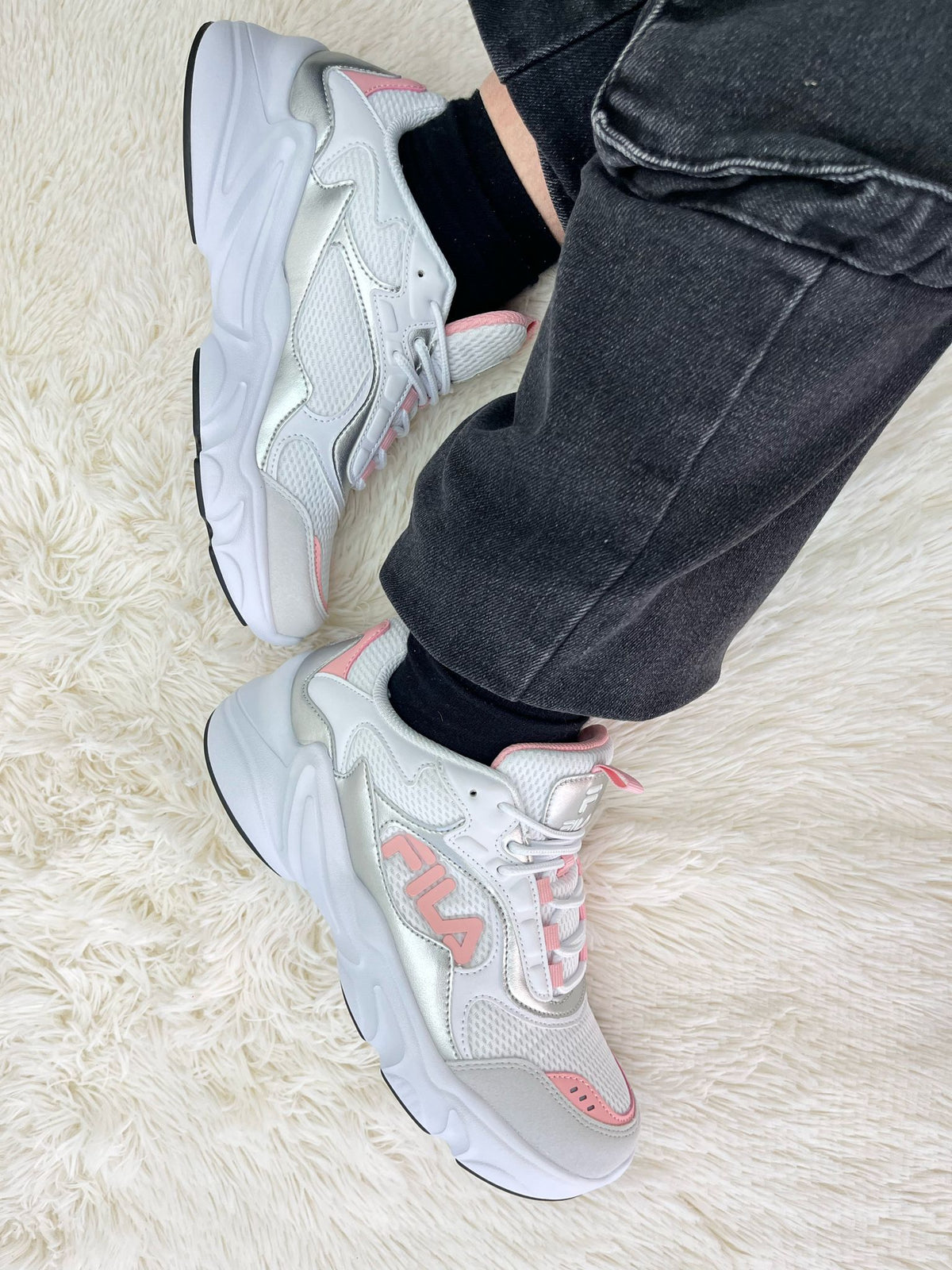 FFK0248/FFT0136  FILA sneakers bianca/rosa