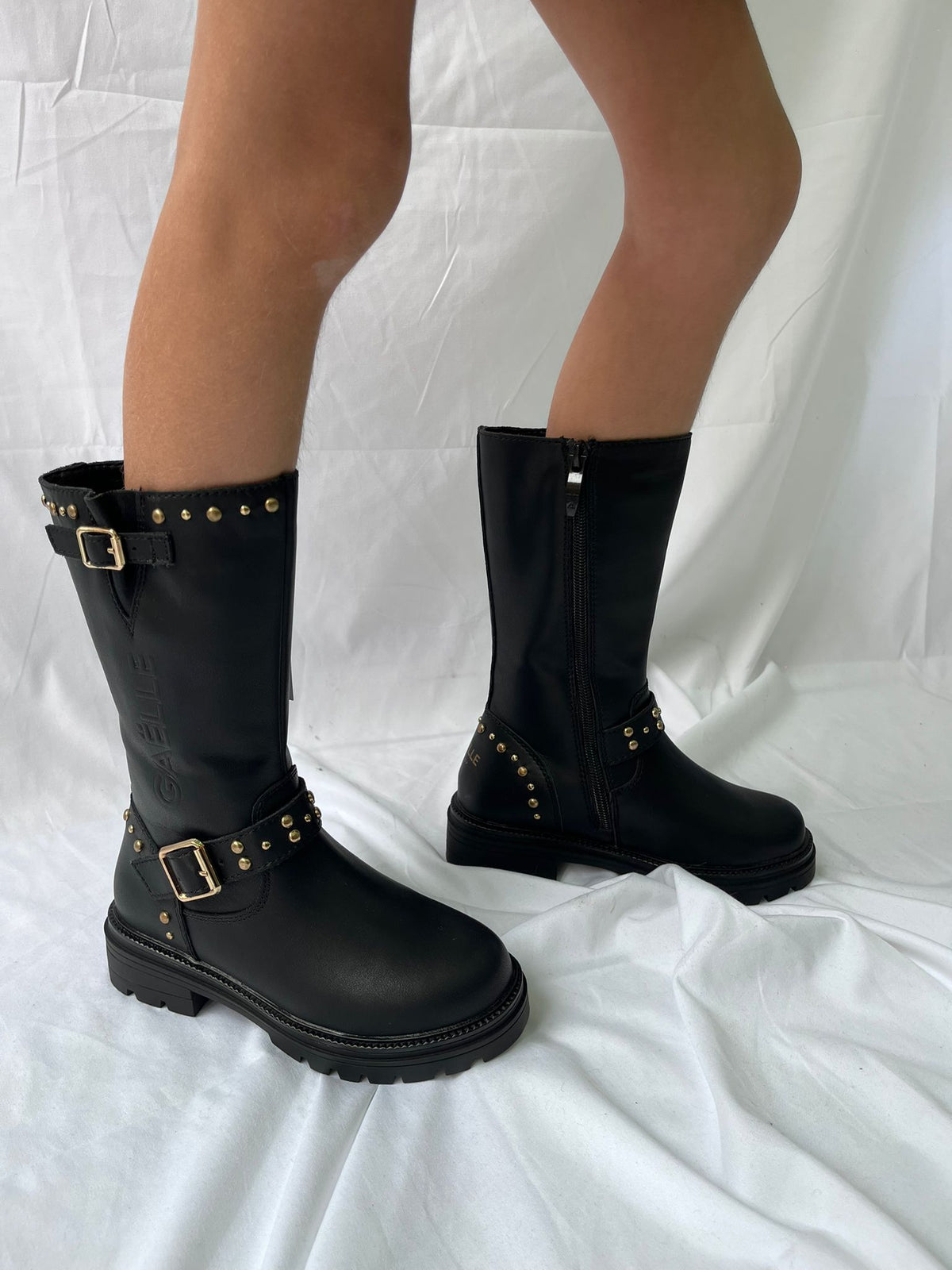 GAELLE GLS0039L COCO  stivale nero/oro