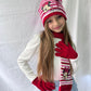 D08245 DISNEY kit cappello-guanti Minnie