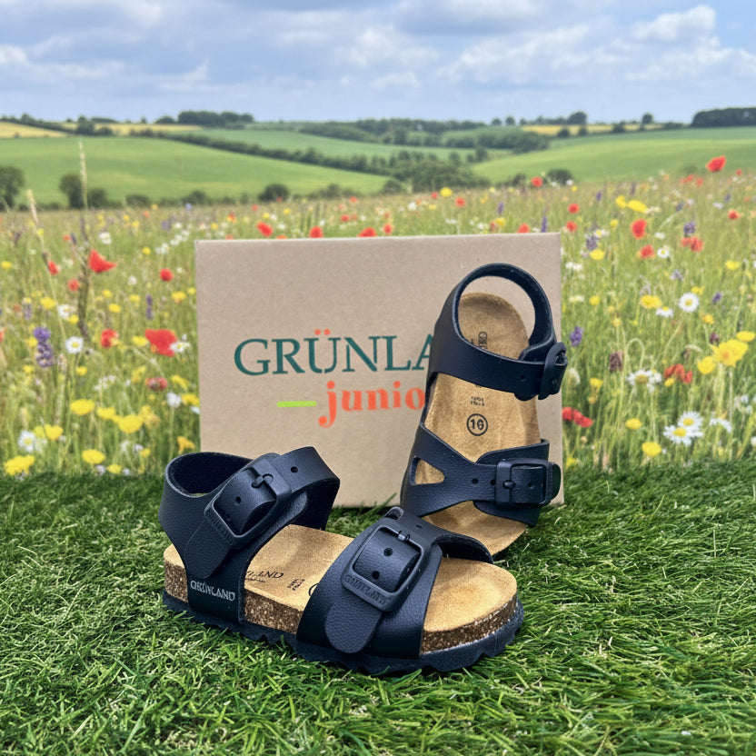 SB1206 GRUNLAND sandalo nero