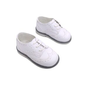 Kids francesina pelle bianca