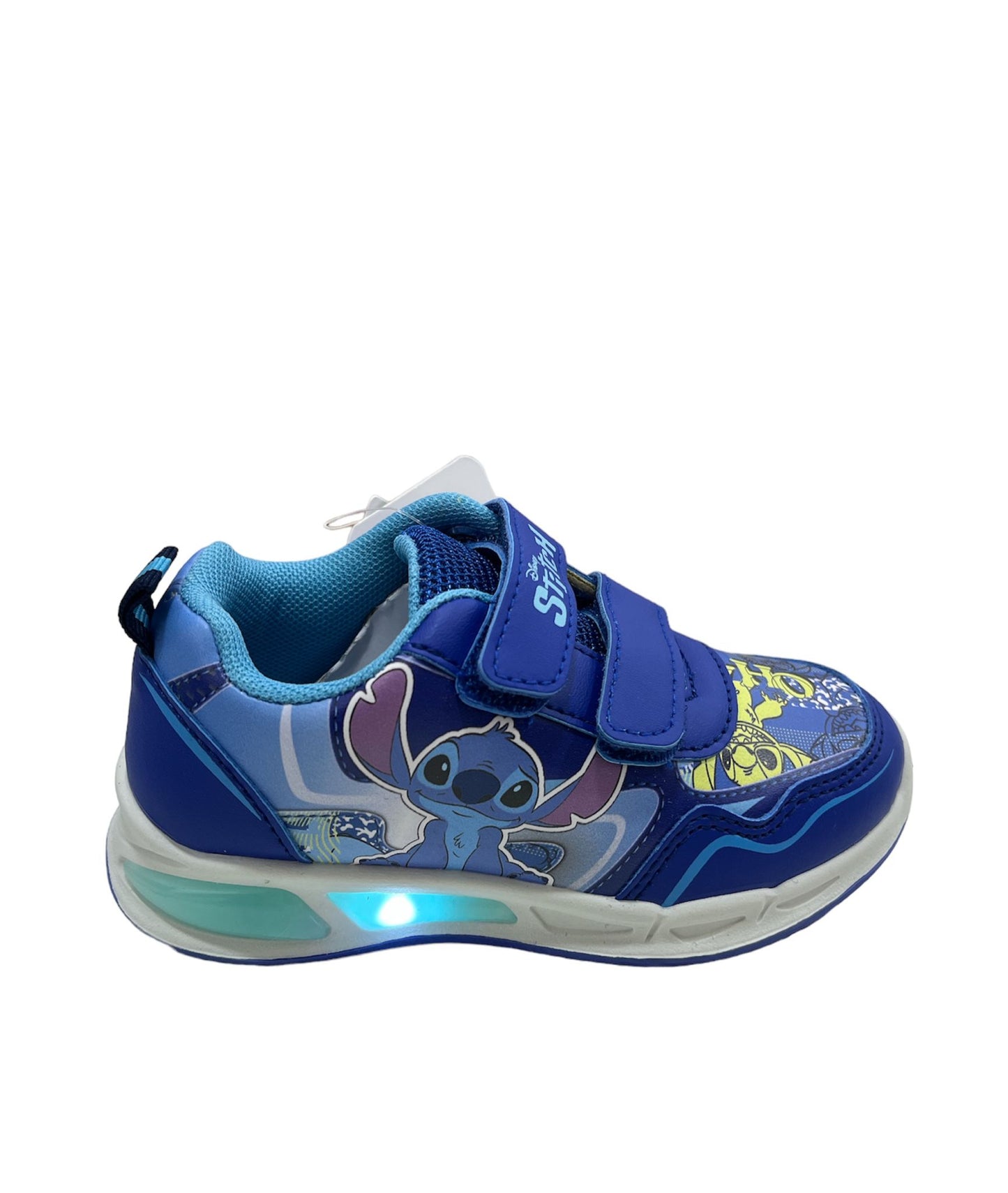 STICH disney scarpa con luci blu