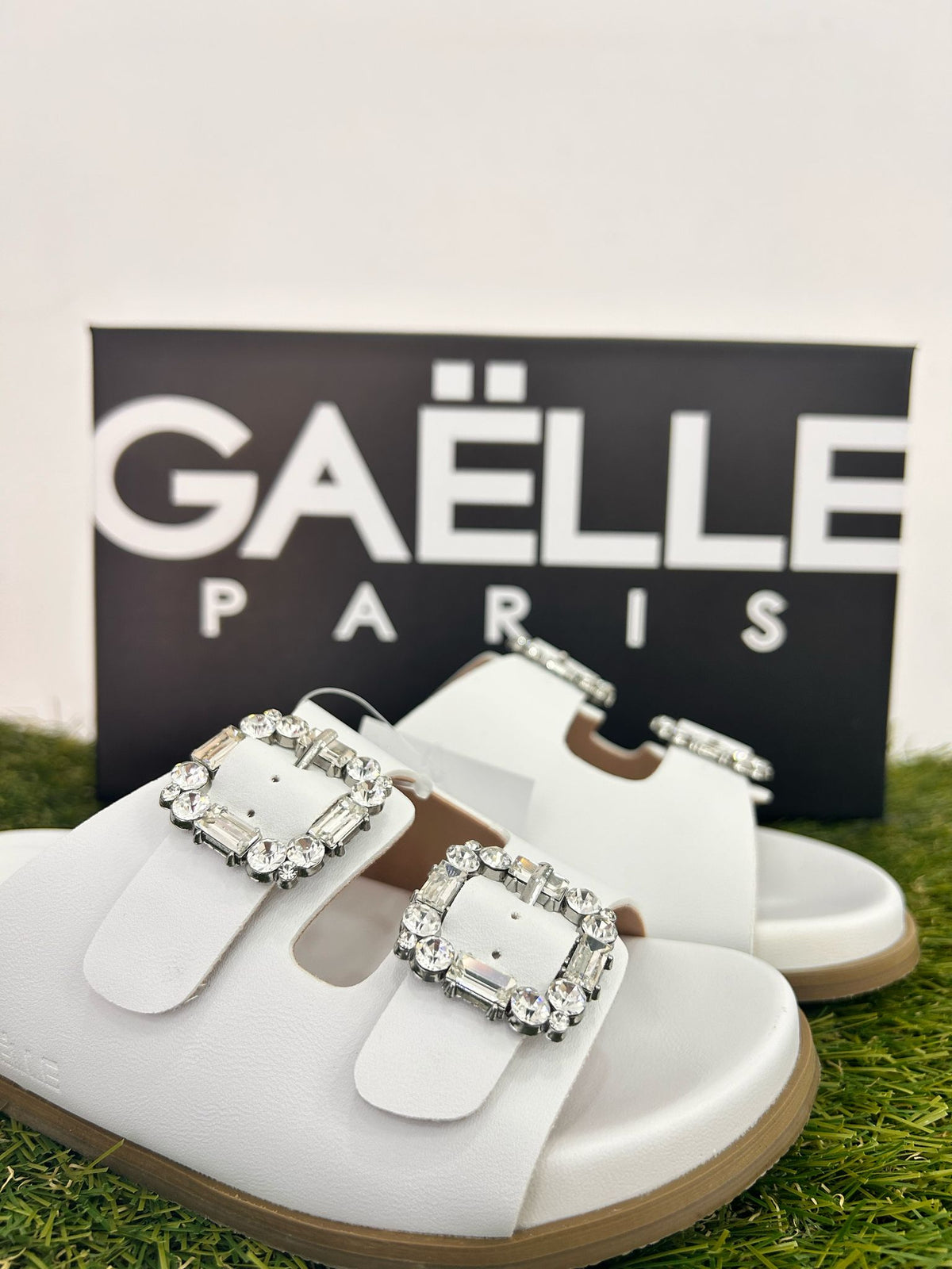 GT0043S GAELLE ciabatta sky bianca